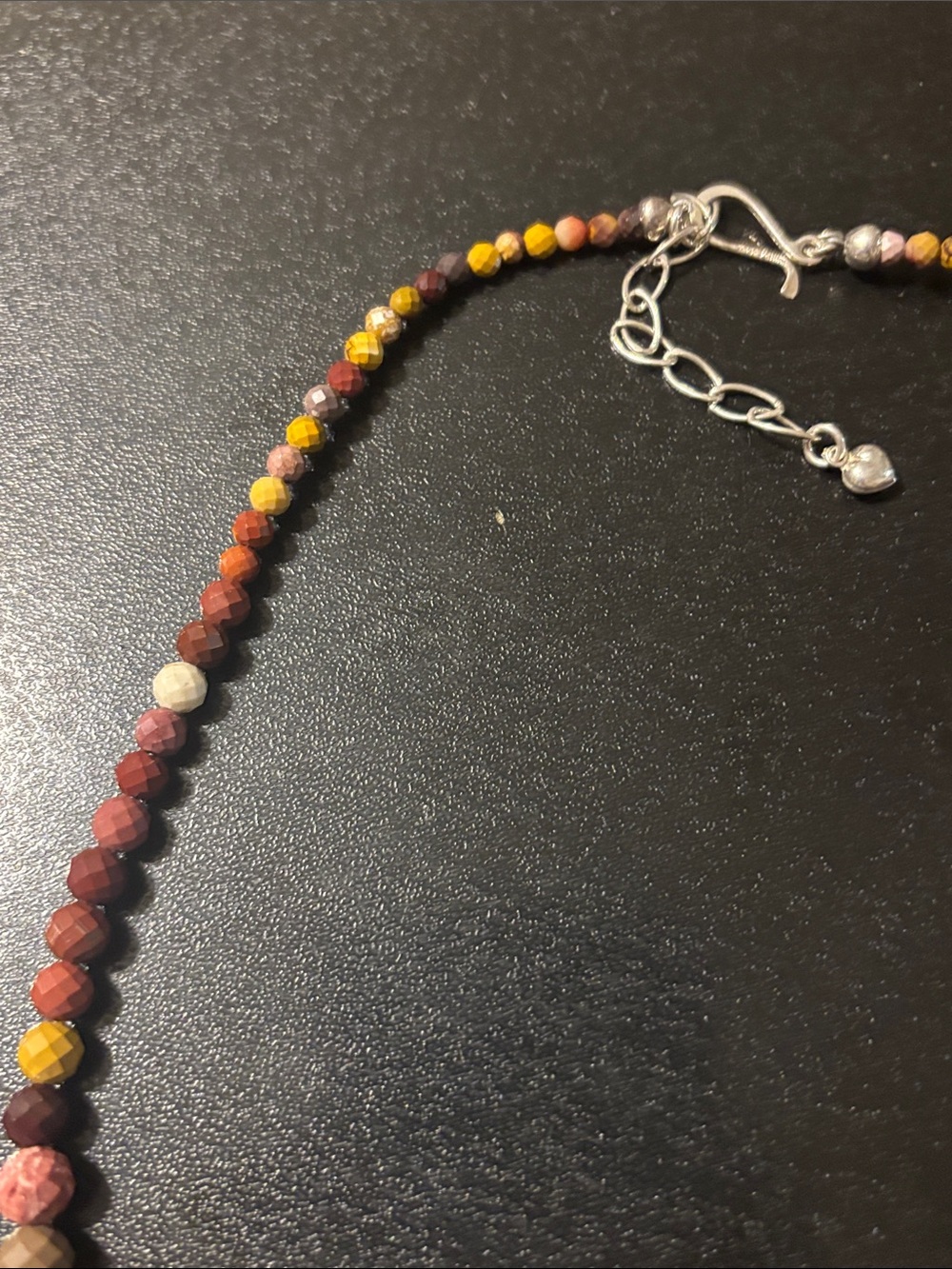 Jay King Multicolor Faceted Stone Bead Necklace - Yellow, Brown & Coral Earth - Picture 6 of 14